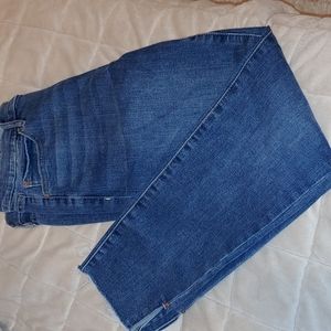 Pair of Nicole Miller SOHO High Rise Ankle Skinny Washed Jeans Size 10
